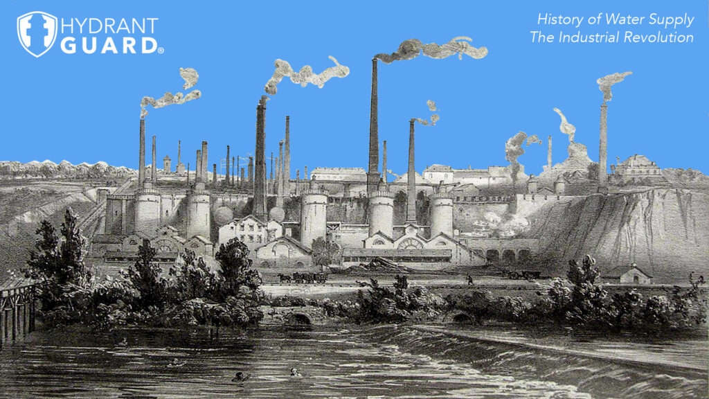 Blast furnaces at Commentry in 1856