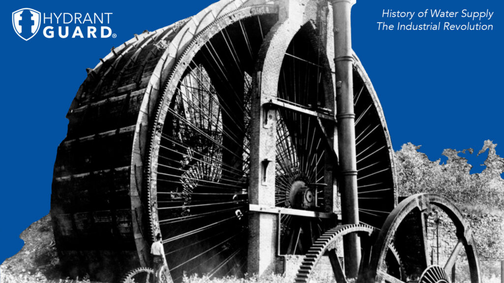 The Burden Water Wheel, part of the Burden Iron Works in Troy, New York, United States